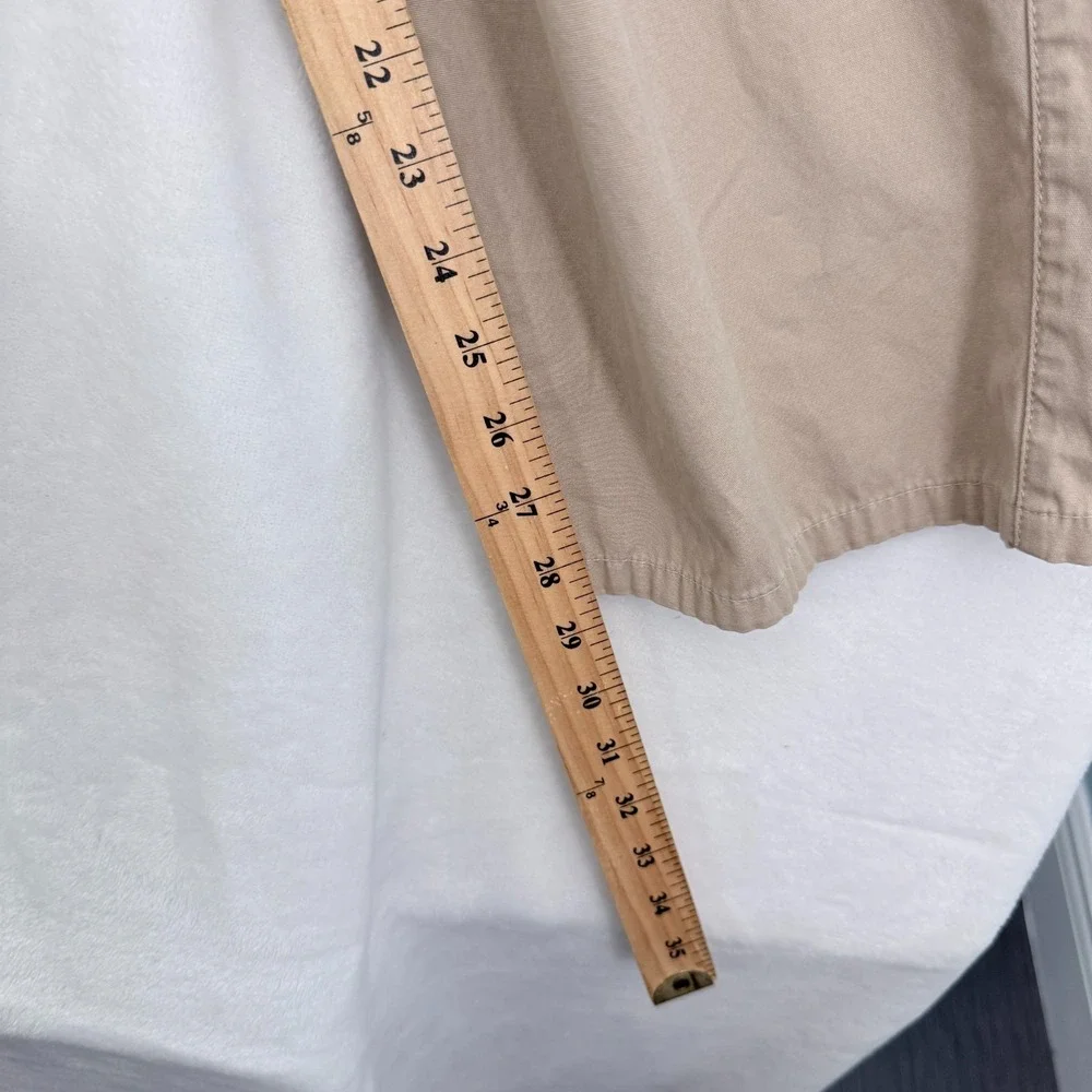 Orvis Cargo Pants Mens 38 (36x28) Beige Adjustable Waist Outdoor Hiking
